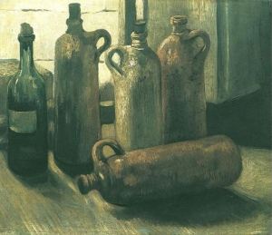 1894 Still life with five bottles Vincent van Gogh