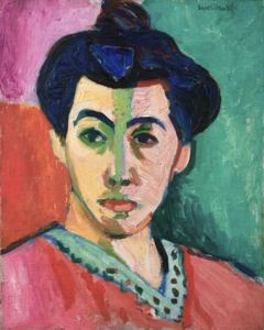 Henri Matisse Portrat of Madame Matisse the green stripe 1906