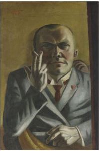 Self portrait with cigarette